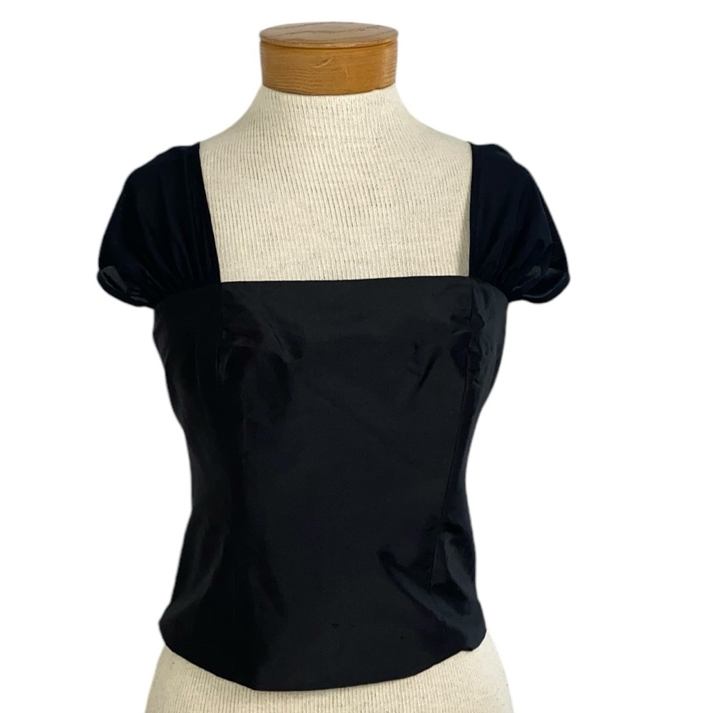 Worth Black Crop Top